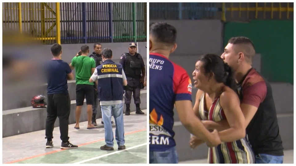 VÍDEO: homem é assassinado a tiros em quadra de esporte na Zona Norte de Manaus