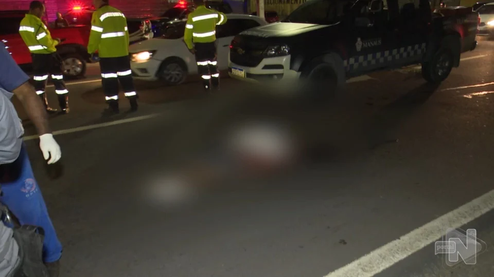 VÍDEO: idoso morre atropelado na faixa de pedestre na Zona Norte de Manaus