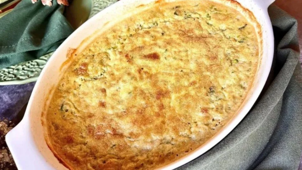 Receita Fácil – Suflê de abobrinha: opção super prática pronta em 60 minutos