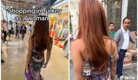 VÍDEO: em passeio pela Turquia, Anitta é assediada por turcos em shopping