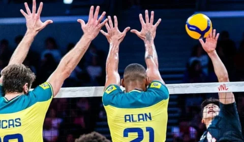 Brasil perde para Japão na Liga das Nações masculina de vôlei