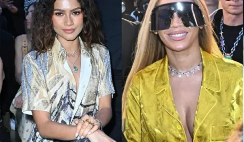 Cantor americano é prestigiado por celebridades em desfile de moda em Paris