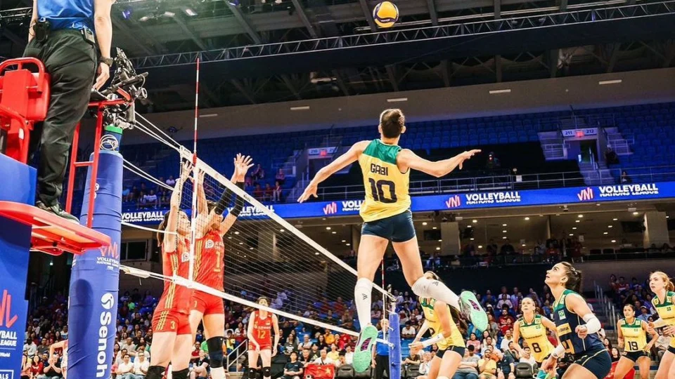 Vôlei feminino: Brasil perde para China e é eliminado da Liga das Nações
