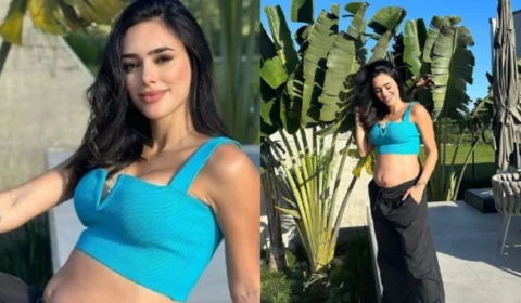 Bruna Biancardi, noiva de Neymar, posta novas fotos grávida; veja