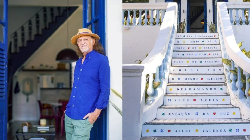 Cantor Alceu Valença coloca casa onde viveu para alugar com diárias de R$ 400