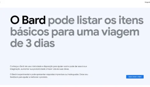 Nova inteligência artificial ‘Bard’ é lançada pelo Google nesta quinta (13)