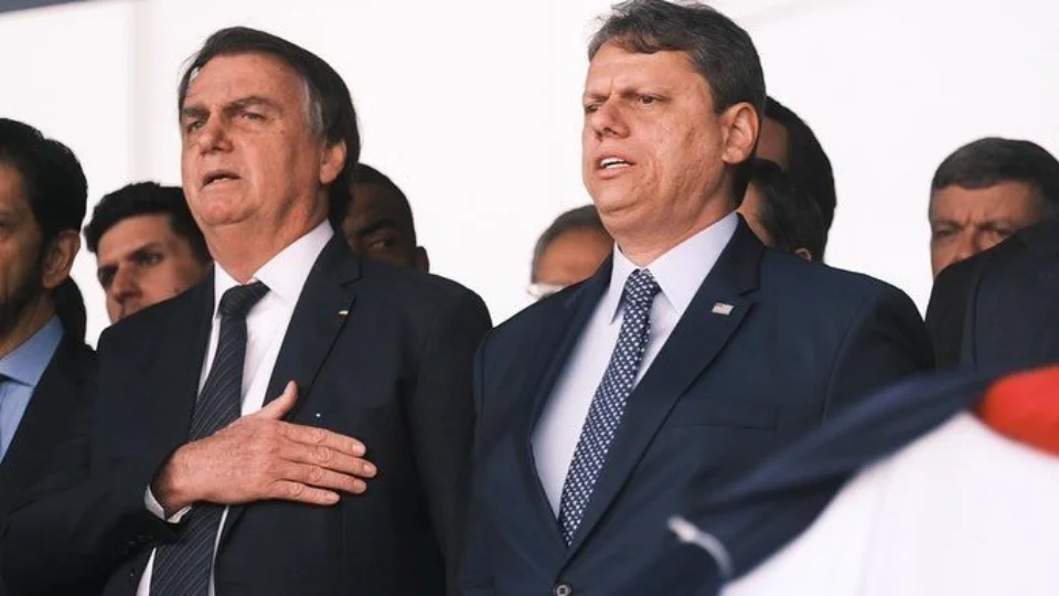 ‘Sempre serei grato a Bolsonaro’, declara governador Tarcísio de Freitas