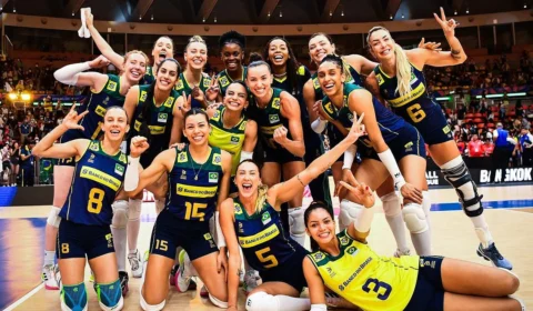 Vôlei feminino: Brasil vence Tailândia e quartas de final são definidas
