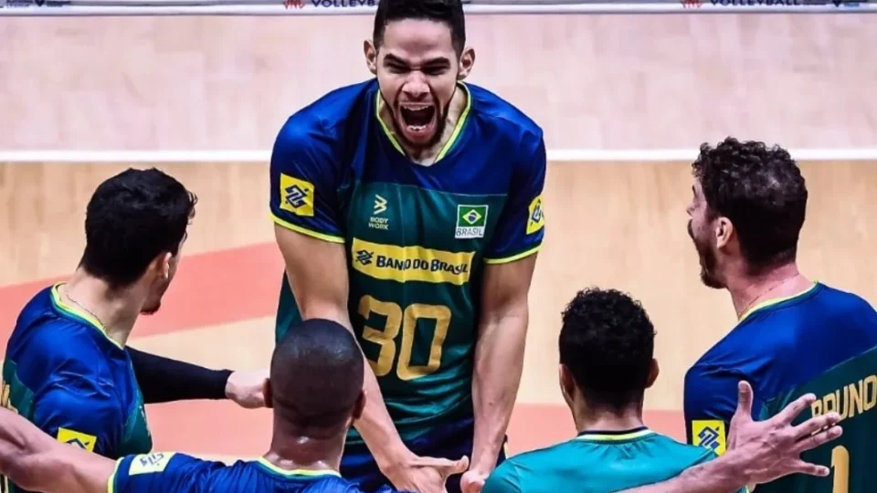 Vôlei masculino: seleção vence time da Holanda e chega na fase final da VNL