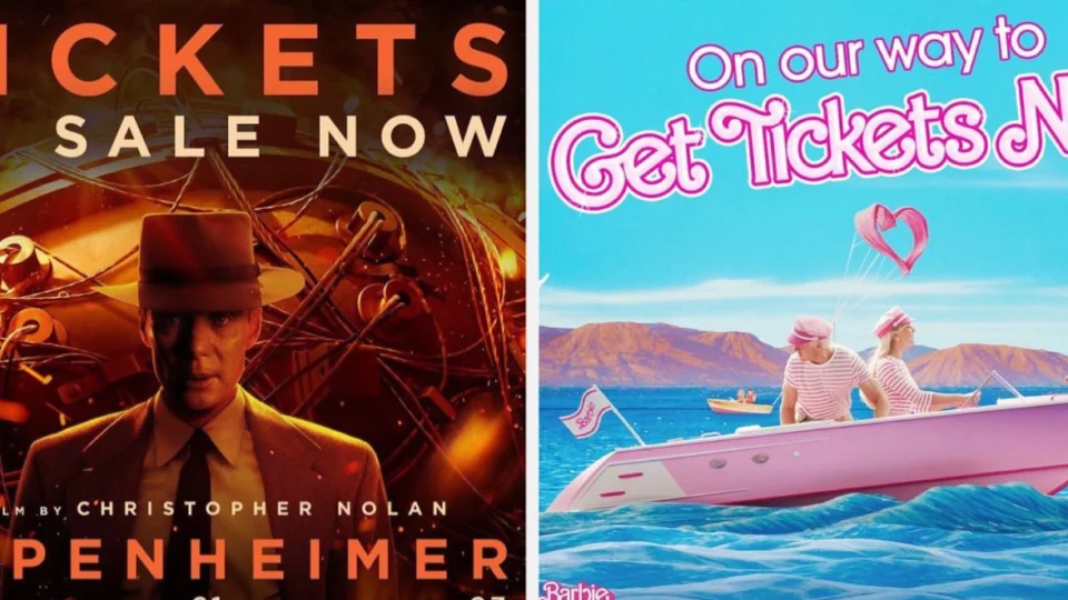 Filmes ‘Barbie’ e ‘Oppenheimer’ batem recorde de bilheteria nos Estados Unidos