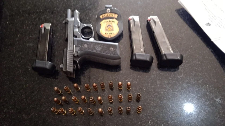 Suspeito de violência doméstica é preso com arma de fogo em Araguaína-TO