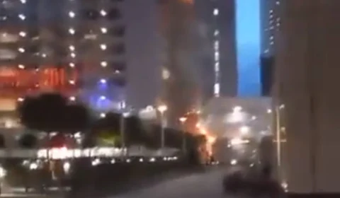 VÍDEO: ataque de drones é registrado em prédios de Moscou, na Rússia