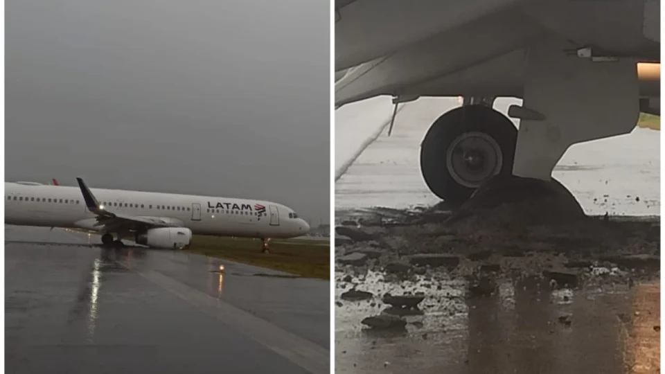Avião derrapa em SC e passageiros vivem momento de tensão: ‘saiu da pista’