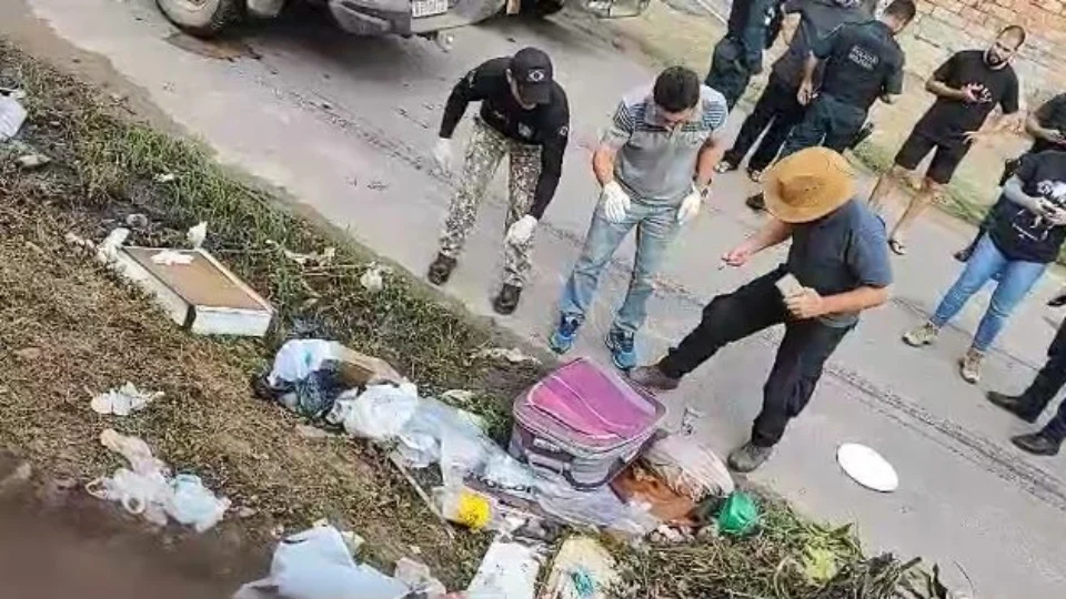 Corpo de homem é encontrado esquartejado dentro de mala em Roraima