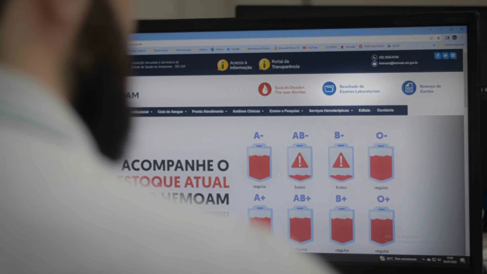 Saiba como acessar online resultados de exames do Hemoam, no AM