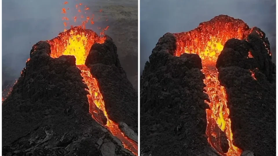 VÍDEO: vulcão entra em erupção na Islândia e imagens de fenômeno surpreendem