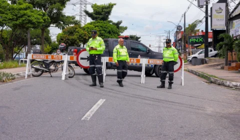 Duas avenidas de Manaus serão interditadas para obras neste final de semana