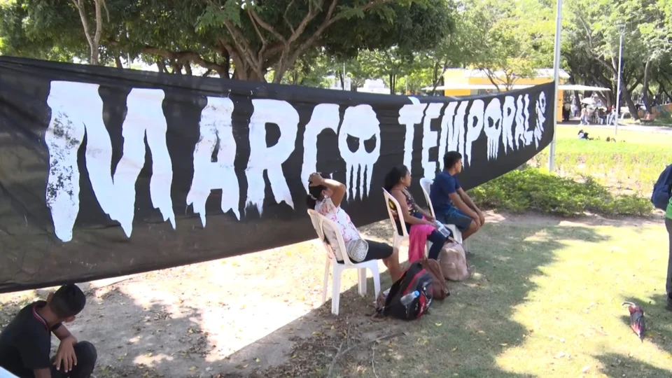 Indígenas realizam mobilização contra o Marco Temporal em Boa Vista