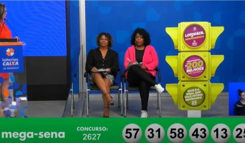 VÍDEO: confira números sorteados na Mega-Sena 2627 nesta quinta-feira, 31