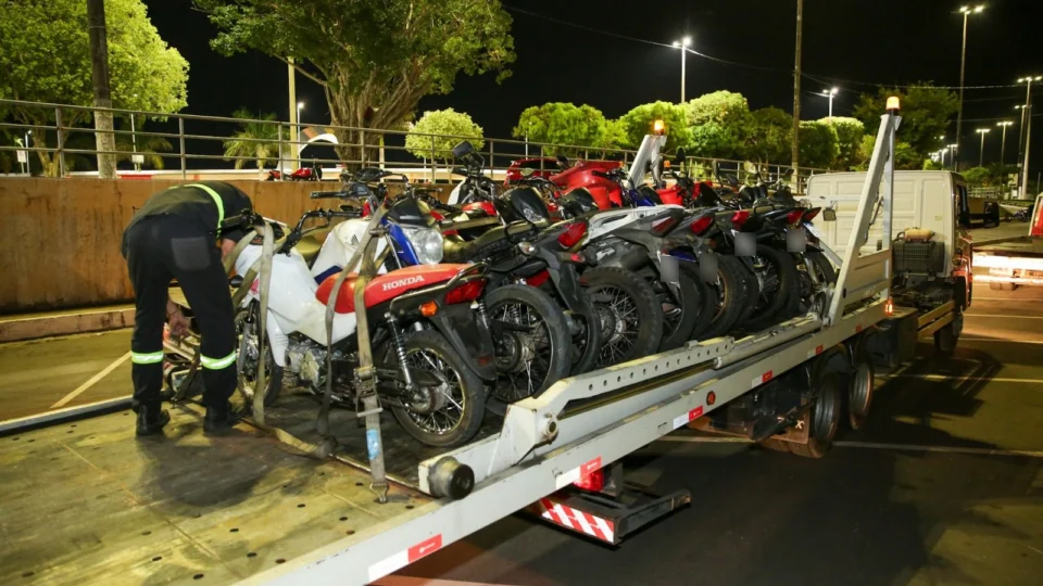 Detran remove 78 motos durante operação realizada em várias Zonas de Manaus