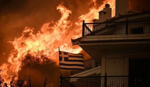 Incêndios na Grécia são os maiores da história da UE, afirma Comissão