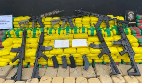 Após confronto com criminosos, PC faz maior apreensão de drogas do AM