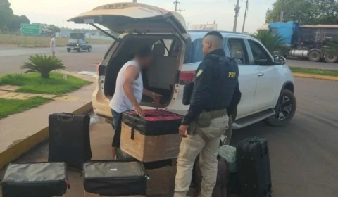 PRF apreende 335 celulares e semijoias sem documentação fiscal no Tocantins