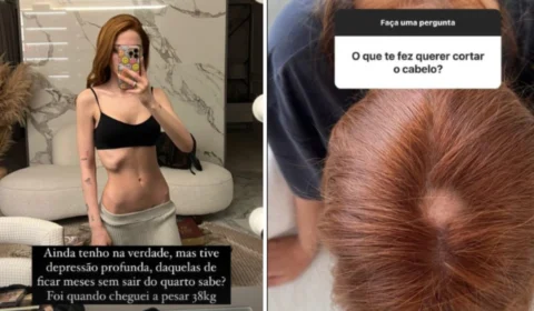 Sarah Poncio revela ter sido diagnosticada com depressão: ‘cheguei a 38 kg’