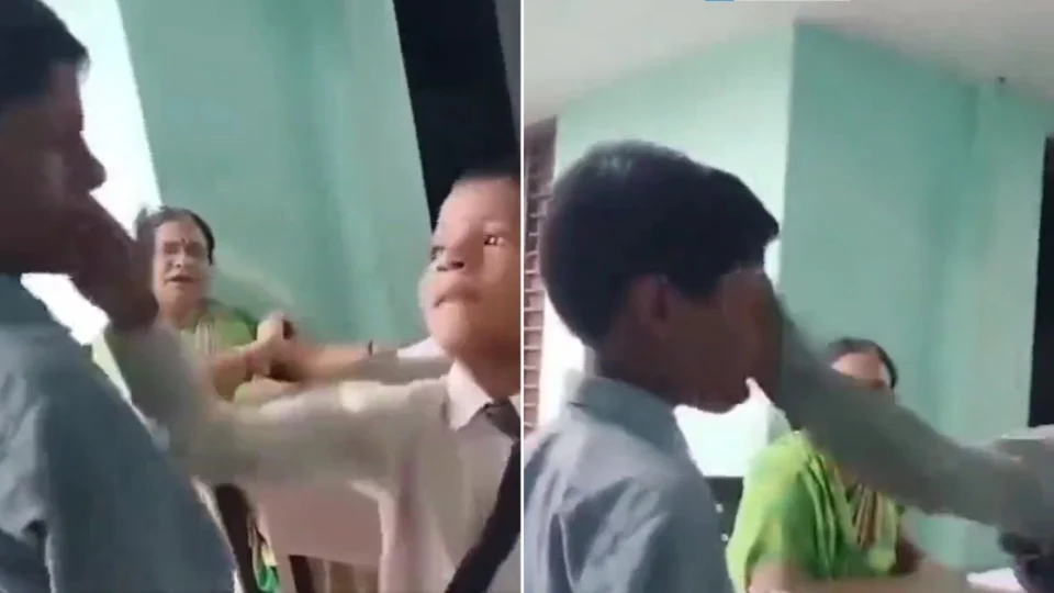 Professora manda alunos baterem em colega muçulmano na Índia
