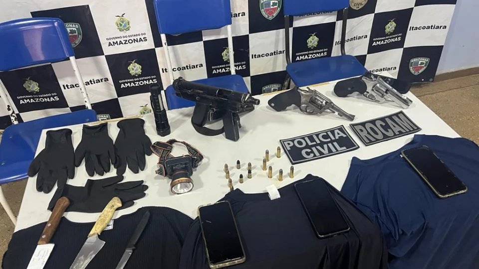 Grupo suspeito de praticar roubos a embarcações é preso em Itacoatiara-AM