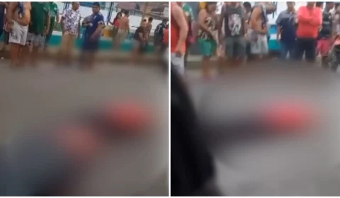 VÍDEO: dupla é executada a tiros em frente de residência na Zona Sul de Manaus