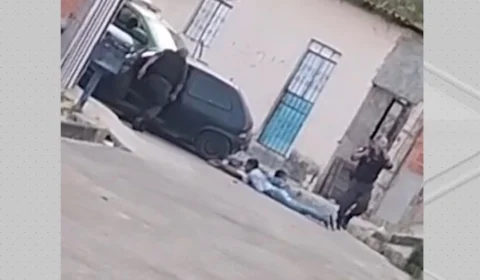 VÍDEO: tiroteio entre polícia e suspeitos deixa dois homens baleados em Manaus