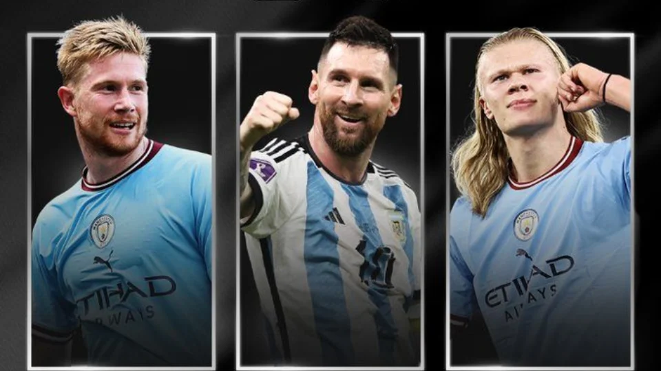 Uefa divulga os três principais nomes para o prêmio melhor jogador 2022/23