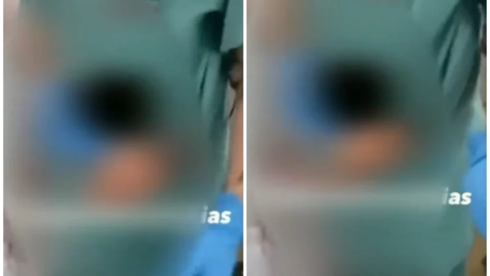 VÍDEO: funcionária de hospital dança com recém-nascido no bolso em Itajaí-SC