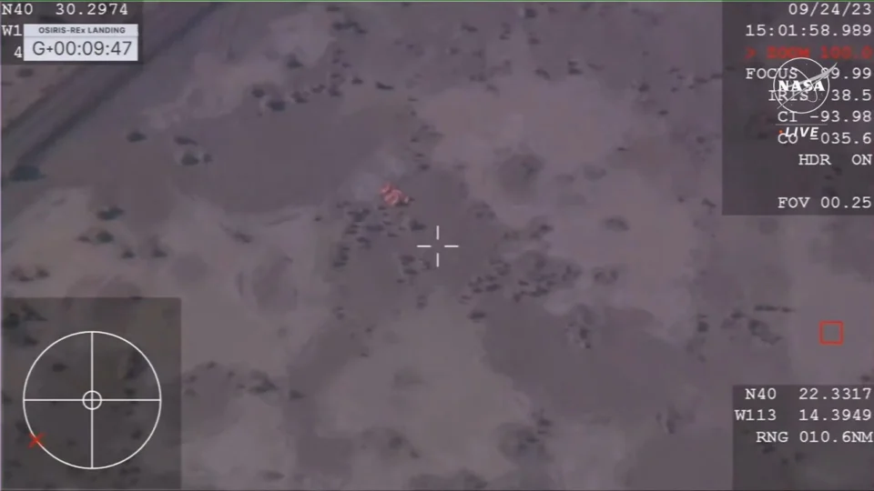 AO VIVO: primeira amostra de asteroide chega à Terra pela Nasa