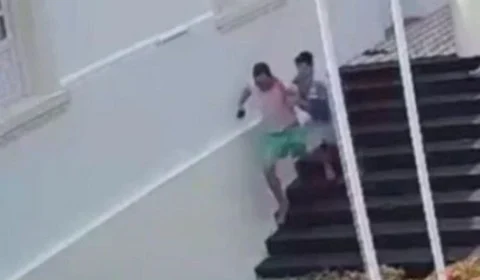 VÍDEO: homem é esfaqueado em frente ao Palácio da Justiça em Rio Branco-AC