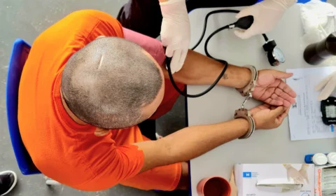 Presos da Pamc recebem ação de testagem rápida em Roraima