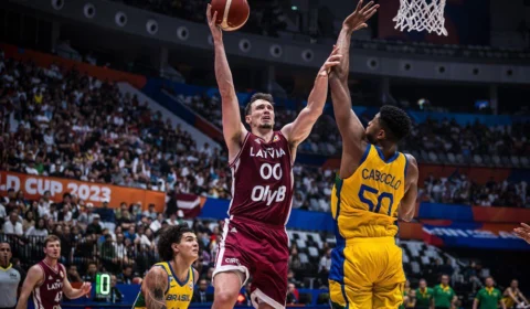 Basquete: Brasil perde para Letônia e se despede da Copa do Mundo