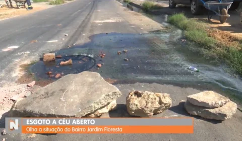 VÍDEO: moradores sofrem com esgoto estourado em Boa Vista
