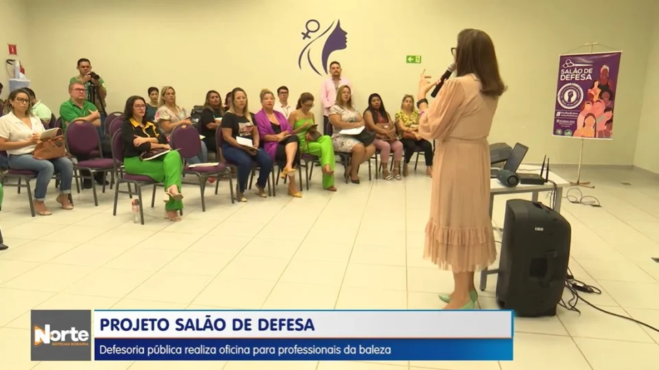 VÍDEO:  DPE realiza capacitação sobre Lei Maria da Penha com profissionais da beleza em RR