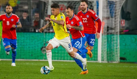 Chile e Colômbia ficam no empate sem gols nas Eliminatórias da Copa