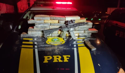 Vídeo: PRF apreende 56,2kg de drogas em Miranorte -TO
