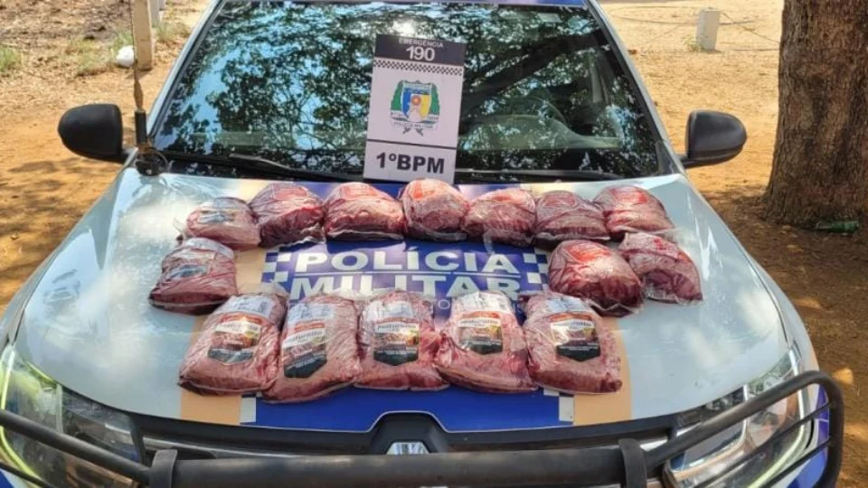 Dupla é presa por furtar mais de 15kg de carne em supermercados de Palmas