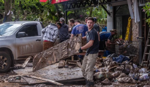 Sobe para 41 o número de mortos após ciclone no RS