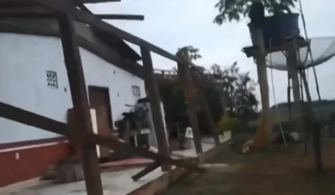 VÍDEO: tempestades causam destruição em zona rural do interior do AC