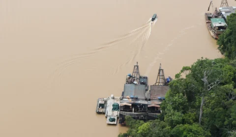Garimpo ilegal: mais de 100 dragas são destruídas na Tríplice Fronteira