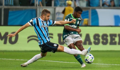 Brasileirão: Palmeiras toma gol no início e perde para o Grêmio por 1 a 0