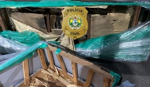 Caminhão transportando mais de 30kg de droga é apreendido no interior do AC