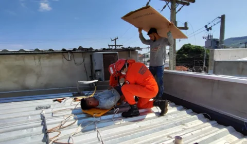 Pintor fica ferido após receber descarga elétrica em Paraíso do Tocantins