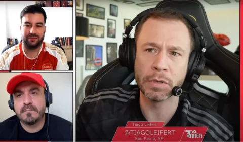 Tiago Leifert critica atitude do presidente da Galoucura: ‘Você tá doente’